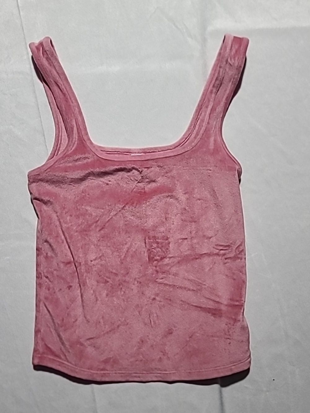 Old Navy Women’s Velour Pajama Lounge Crop Tank Top Pink Size XS